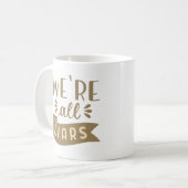 We zijn allemaal leugenaars koffiemok (Voorkant links)