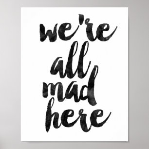 We zijn allemaal Mad hier Poster