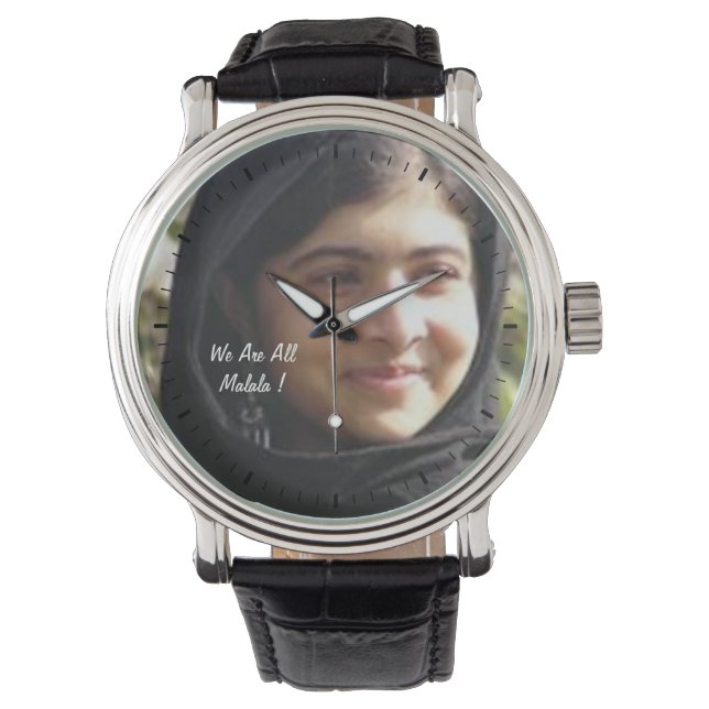 We zijn allemaal Malala! Horloge (Voorkant)