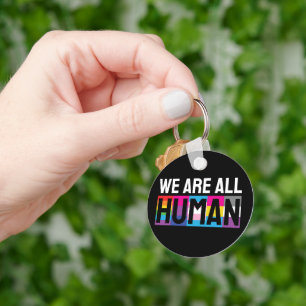 We zijn allemaal mens LGBTQIA+ Sleutelhanger