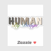 We zijn allemaal mensen sticker (Vel)