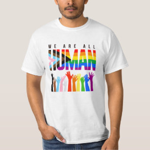 We zijn allemaal mensen t-shirt