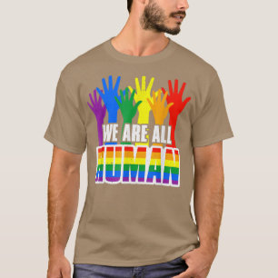 We zijn allemaal mensenrechtenactiviste, LGBT en L T-shirt