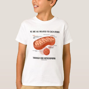 We zijn allemaal met elkaar verbonden via Mitochon T-shirt