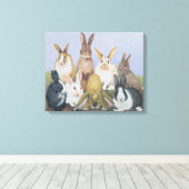 We zijn allemaal oorlogen canvas afdruk (Insitu (Houten vloer))