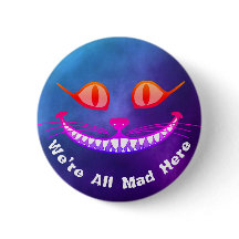 We zijn allemaal Paarse Cheshire Cat Wonderland