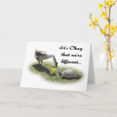 We zijn anders... kaart (Gele Bloem)