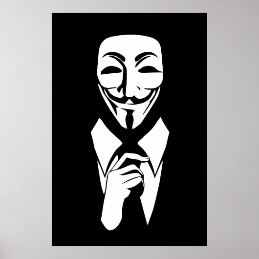 We zijn anoniem poster (Voorkant)