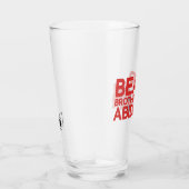 We zijn Beren - Beer Brothers Abide Glas (Rechts)