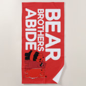 We zijn Beren - Beer Brothers Abide Strandlaken (Voorkant)