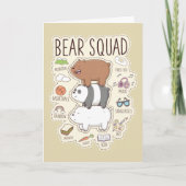 We zijn Beren - Beer Squad Journal Graphic Kaart (Voorkant)