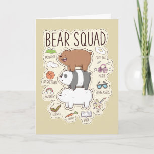We zijn Beren - Beer Squad Journal Graphic Kaart