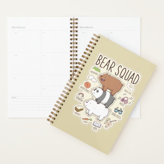 We zijn Beren - Beer Squad Journal Graphic Planner (Display)