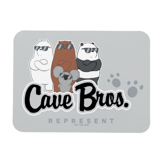 We zijn Beren - Cave Bros. Vertegenwoordiger Magneet (Horizontaal)