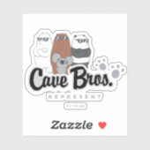 We zijn Beren - Cave Bros. Vertegenwoordiger Sticker (Vel)