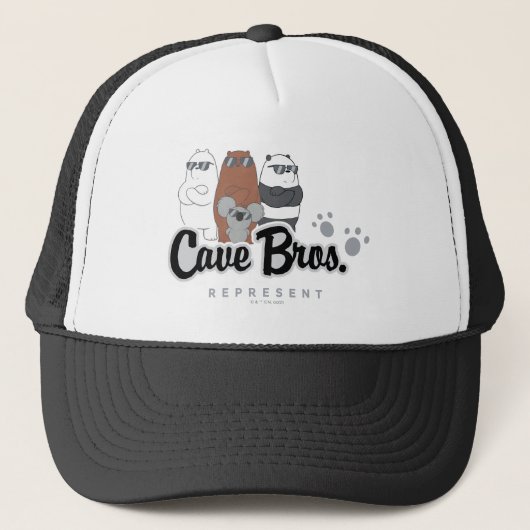 We zijn Beren - Cave Bros. Vertegenwoordiger Trucker Pet (Voorkant)