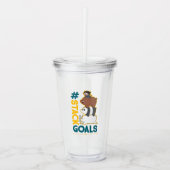 We zijn Beren en Chloe - #StackGoals Acryl Drinkbeker (Voorkant)