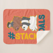 We zijn Beren en Chloe - #StackGoals Sherpa Deken (Voorkant (horizontaal))