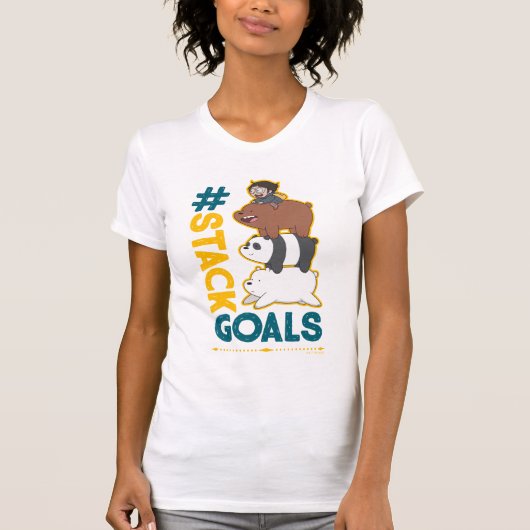We zijn Beren en Chloe - #StackGoals T-shirt (Voorkant)