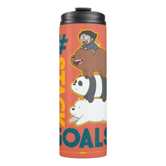 We zijn Beren en Chloe - #StackGoals Thermosbeker (Voorkant)