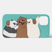 We zijn Beren Group Hug Case-Mate iPhone Case (Achterkant (horizontaal))