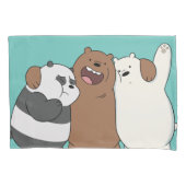 We zijn Beren Group Hug Kussensloop (Voorkant)