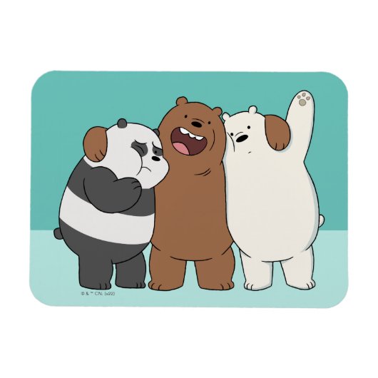 We zijn Beren Group Hug Magneet (Horizontaal)
