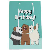 We zijn Beren Group Hug Medium Cadeauzakje (Achterkant)