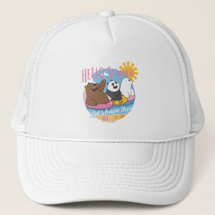 We zijn Beren Hallo zomer. Laten we Fun hebben Trucker Pet