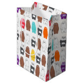 We zijn Beren kleurrijk Beer patroon Medium Cadeauzakje (Achterkant Gekanteld)