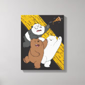 We zijn Beren - laatste Pizza Slice Canvas Afdruk (Voorkant)