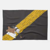 We zijn Beren - laatste Pizza Slice Theedoek (Horizontaal)