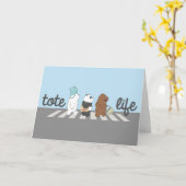 We zijn Beren - Tas leven! Kaart (Gele Bloem)