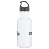 We zijn Beren - Tas leven! Waterfles (Achterkant)