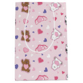 We zijn Beren - Valentijn harten patroon Medium Cadeauzakje (Voorkant)