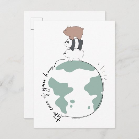 We zijn Beren - zorg dat je thuis bent Briefkaart (Voorkant / Achterkant)