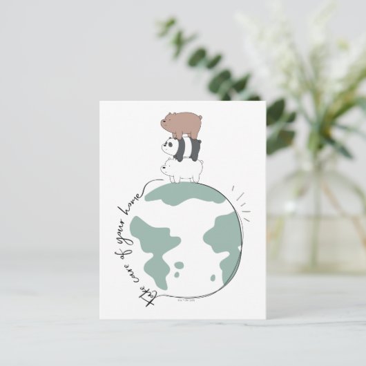 We zijn Beren - zorg dat je thuis bent Briefkaart (Staand voorkant)