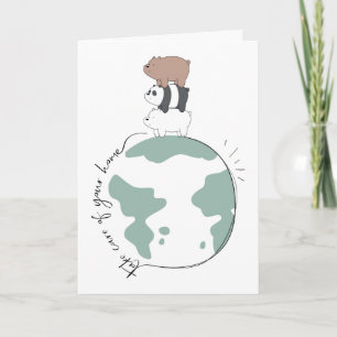 We zijn Beren - zorg dat je thuis bent Kaart