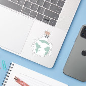 We zijn Beren - zorg dat je thuis bent Sticker (Laptop met iPhone)