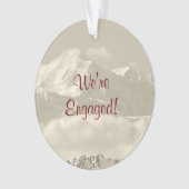 We zijn Betrokken Keepomwille voor Verloving Ornament (voorkant)