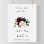 We zijn blij dat je hier bent Classic Wedding Welc Poster