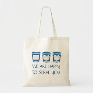 We zijn blij dat jullie de NYC Griekse koffiebeker Tote Bag