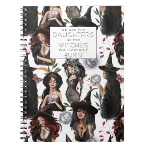 We zijn de Daughters van heksen die je niet kunt v Notitieboek