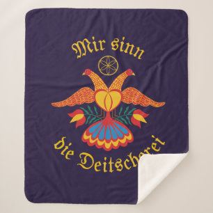 We zijn de Dutserij - Duitse Vlag Dekbed Sherpa Deken