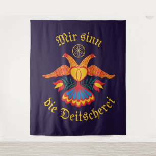 We zijn de Dutserij - Duitse vlag Wandkleed