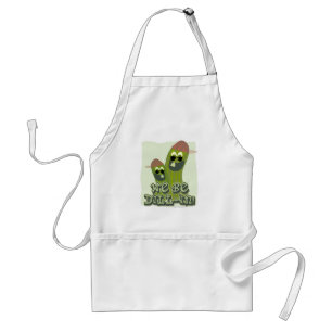 We zijn Dill-in Pickle Buds Fun Cartoon Art Standaard Schort