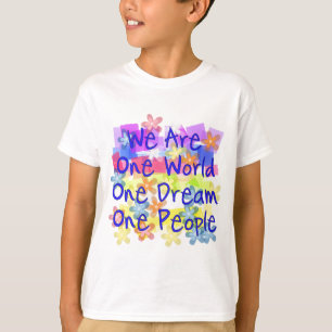 We zijn één wereld t-shirt