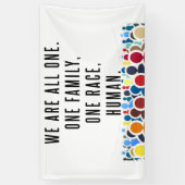 We zijn er allemaal één. spandoek (Verticaal)