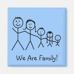 We zijn familie. -magneet magneet