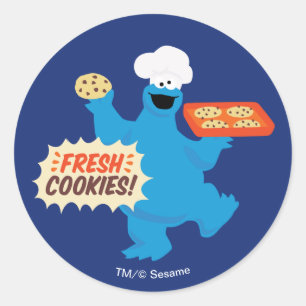 We zijn foodies Verse koekjes! Ronde Sticker
